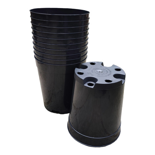 Plastic plant pots deep - plastic,