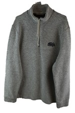 WEIRD FISH Greu High Neck Macaroni Jumper size XL Mens 1/4 Zip Pullover Casual