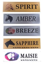 Horse Stable Sign Door