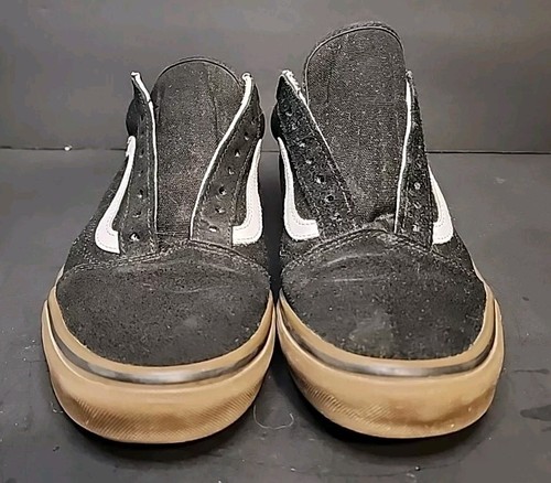 Vans old school - black, suede