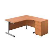 First Right Hand Radial Desk