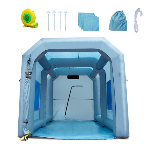 Inflatable spray booth - inflatable, car
