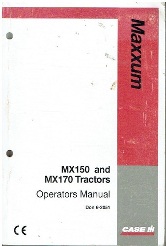 Case mx150 mx170 tractor - &,