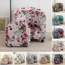 Stretch Printed Tub Chair