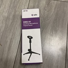 QTX Tripod Microphone Stand for Table/Desk - DMS-01 height 200-260mm