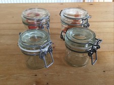 4 x Kilner-style Glass Storage