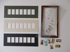 CIGARETTE CARD MOUNTING & FRAMING KIT FOR 7 GALLAHER CARDS