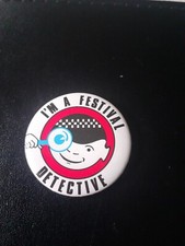 Festival Detective Vintage Badge 
