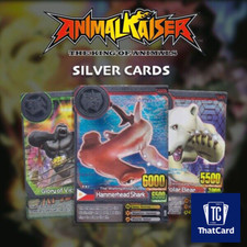 Namco Bandai Animal Kaiser SILVER Cards ALL EVOLUTIONS inc Ultra Rare GREAT Ver.