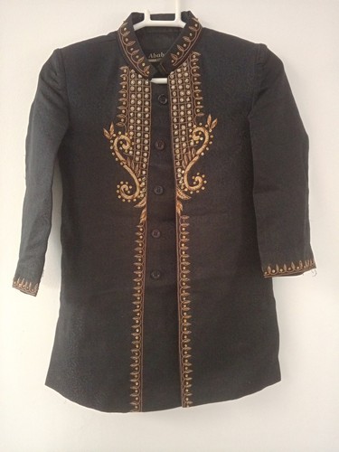 Boy black sherwani with - boy's,