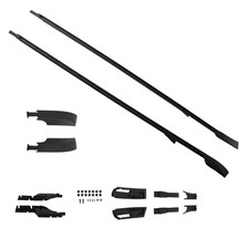 Extended Black Roof Rails Bar