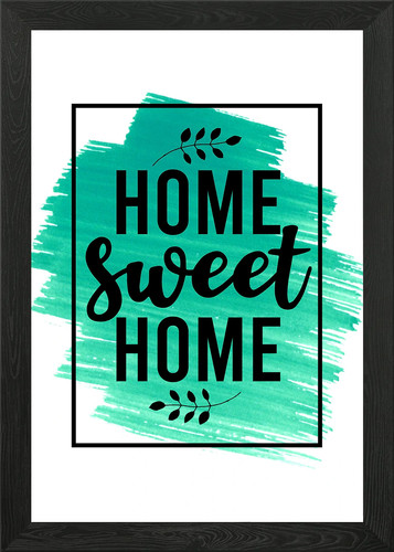 Home sweet home watercolor