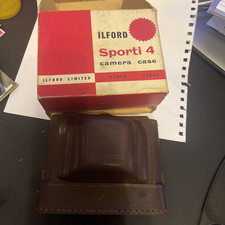 Camera Case & Shoulder Strap For Ilford Sporti 4 Camera Boxed Unused 