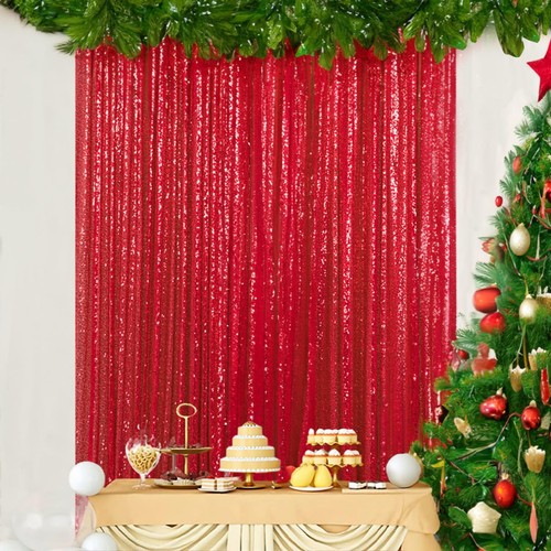 Shiny beauty sequin curtains - beauty,