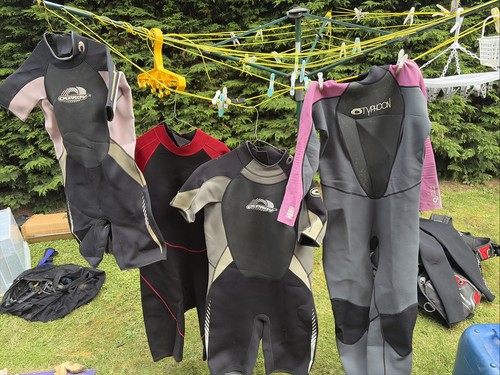 Wetsuits different sizes - 4x, in