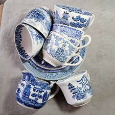 Antique Blue & White Broken