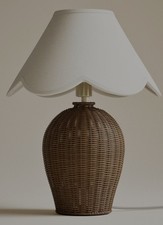 M&S Wicker Scallop Shade Table