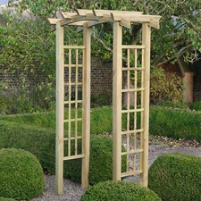 Adjustable Wooden Garden Arch