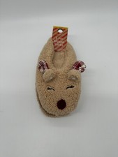 Primark Ladies Fleece Reindeer Cosy Christmas Slipper Sock size 6-8