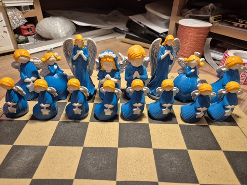 Chess set with unique - unique, pieces
