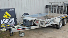 NUGENT  P3116H PLANT  TRAILER 10F3 x 5F3 WITH RAMP / TOOL BOX / SPARE WHEEL