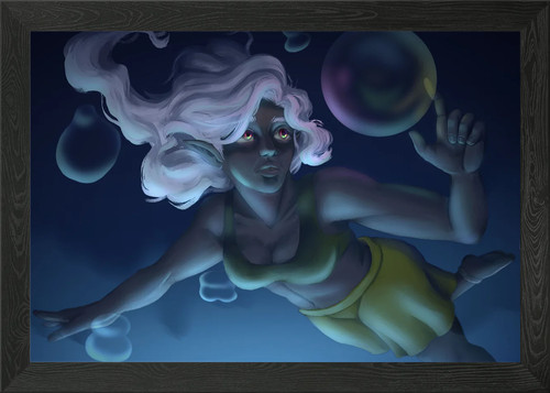 Deep down framed - deep, art