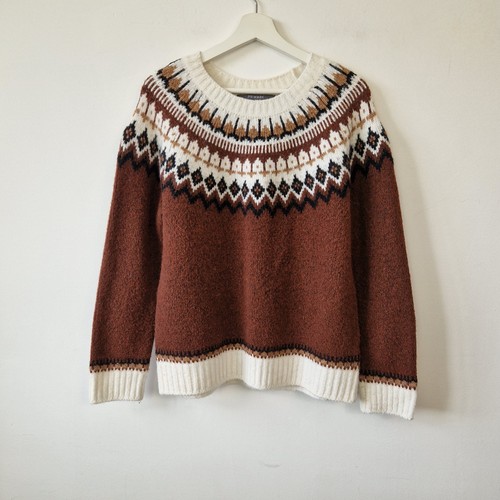 Fair isle jumper womens - jumper, l