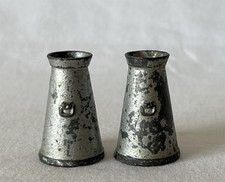 2 Vintage Painted Metal Toy