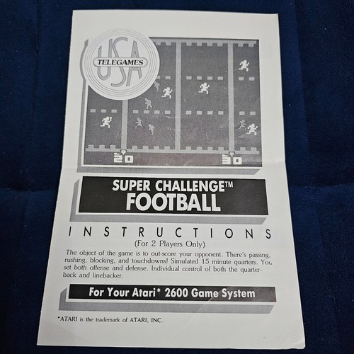 Atari 2600 instruction - atari,