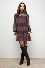 Oasis Multi Mini Dress Womens