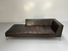 B&B Italia "Charles" Chaise Daybed Sofa  - In Brown "Gamma" Leather - RRP £10...