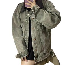 Men's Patchwork Denim-Inspired