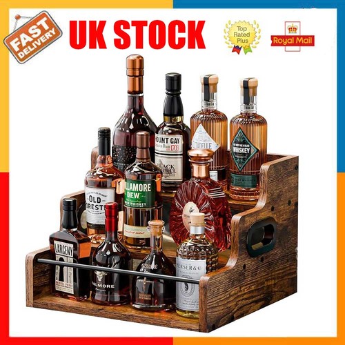 Tier wooden liquor bottle - wooden,