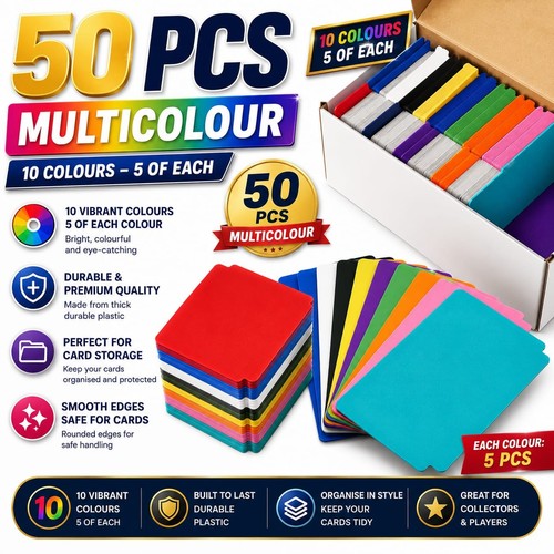 Trading card dividers for - card,