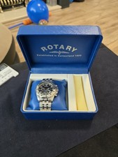 Rotary Aquaspeed chronograph watch with a stainless steel case and bracelet