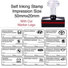 Garage Mechanic Service Stamp