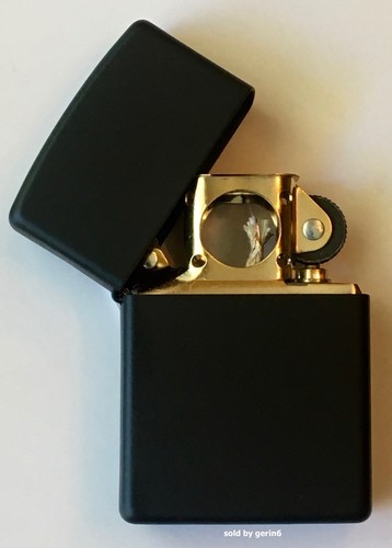 Zippo windproof black - black, matte