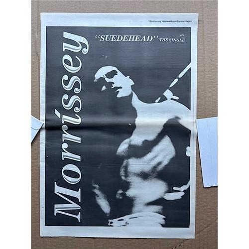 Morrissey suedehead poster - suedehead,