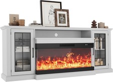 75 in Fireplace TV Stand with