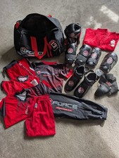 MMA sparring pad kit kids, full set head guard kickboxing karate taekwondo