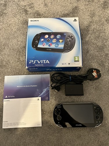 Sony vita black handheld - sony,