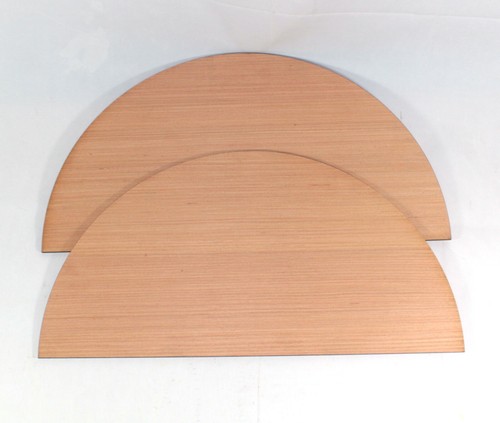 Wooden semi circle laser cut - semi,