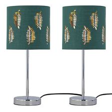 Set of 2 Modern Chrome 35cm