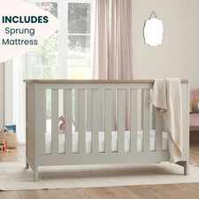 Verona cot bed with sprung - bed,
