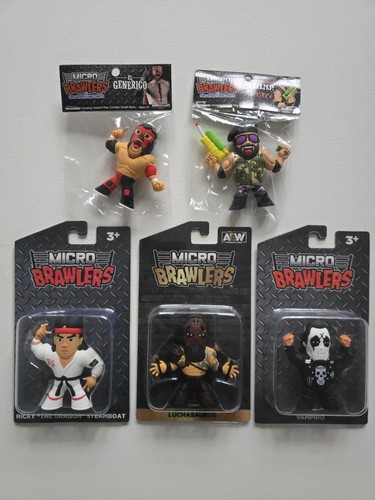 Micro brawlers lot aew pro - aew, +