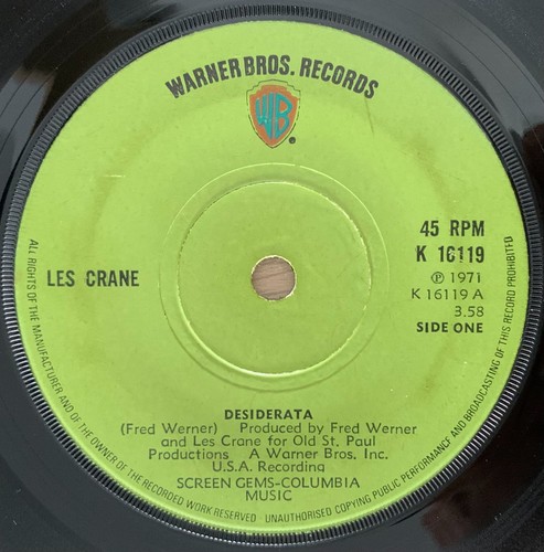 Les crane desiderata a - les,