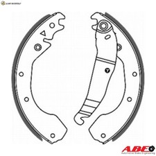Brake shoe set C0x004ABE FOR