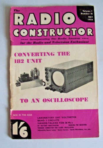 Vintage 1954 radio constructor - 1954,