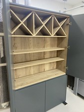 Modern Drinks Cabinet | Oak | Wine Rack | Home Bar | Handmade Furniture