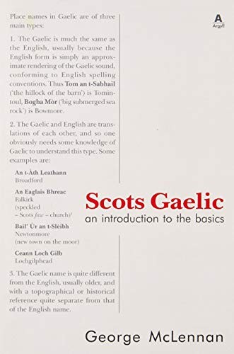 Scots gaelic introduction - an,